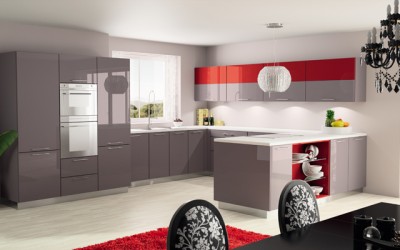 Большая угловая кухня